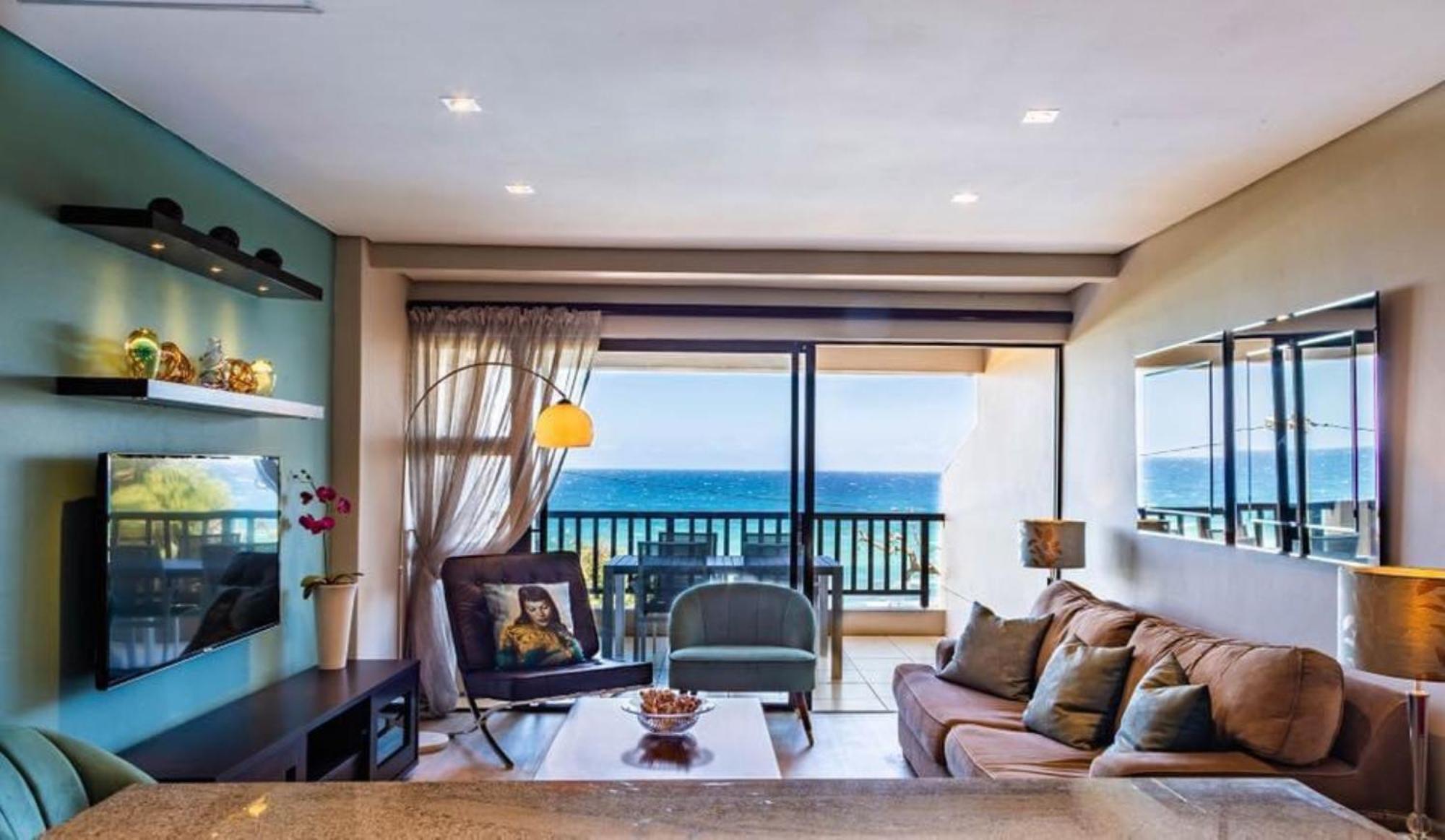 6 Dolphin Views La Mercy Beachfront Appartement Buitenkant foto